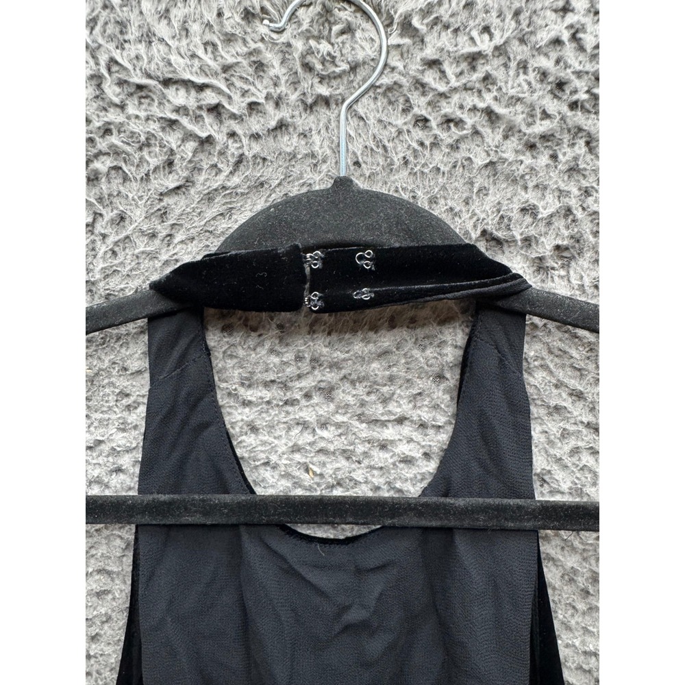 Reformation Black Velvet Mini Dress - Picture 4 of 9